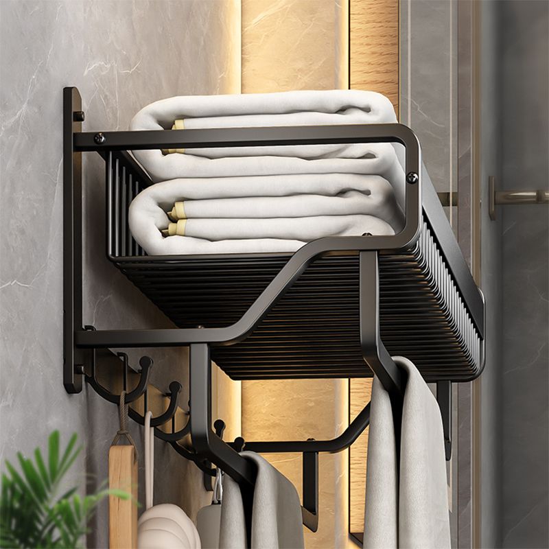 Siopsrl| Modern black metal bath hardware set towel bar bathroom hardware set