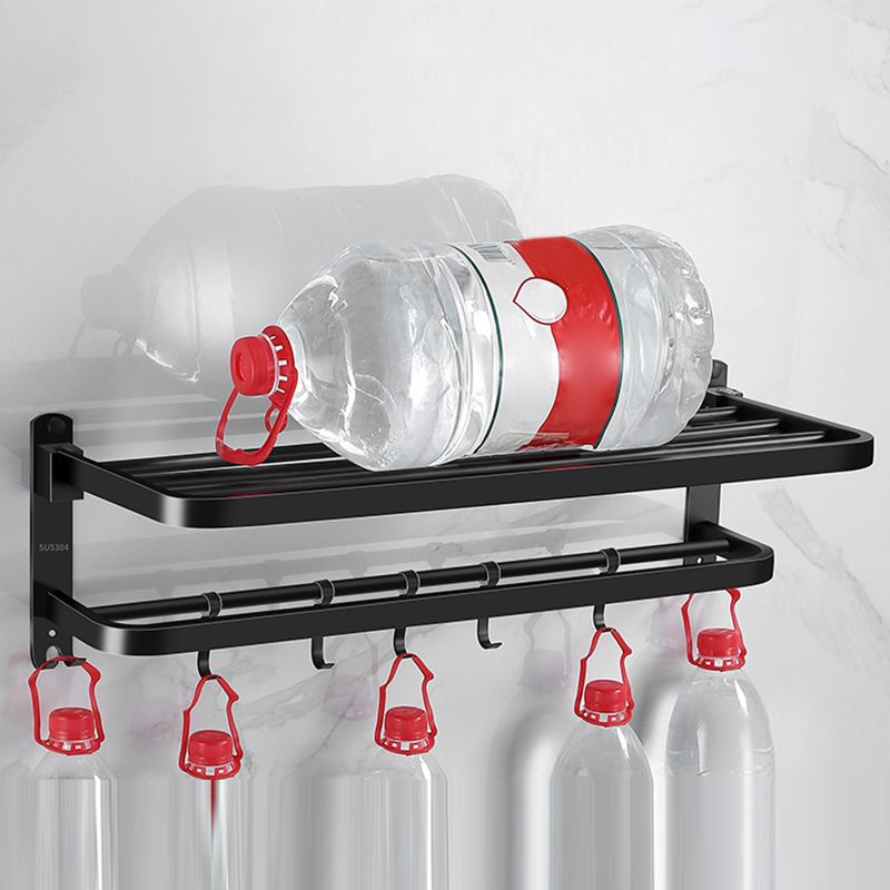 Siopsrl| Matt black bathroom accessory set Modern bathroom accessory hardware set