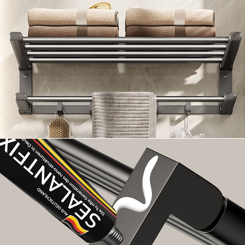 Siopsrl| Modern Bathroom Accessories Set Adhesive Mount Bathroom Accessories Set