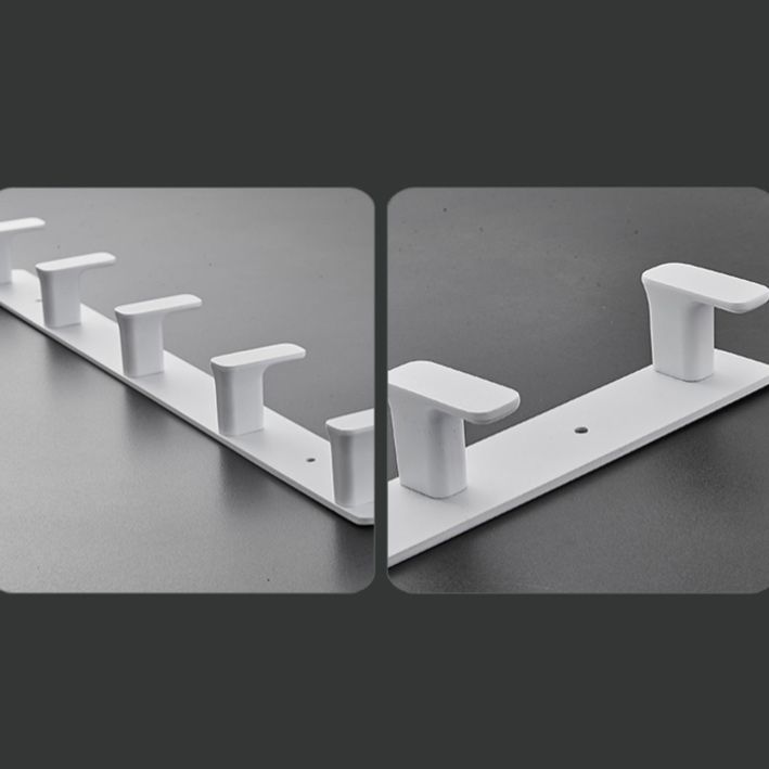 Siopsrl| Modern White Bathroom Hardware Set Towel Rack Bath Shelf Bathroom Hardware Set
