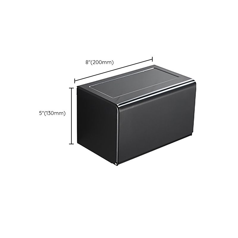 Siopsrl| Modern Classic Bathroom Hardware Set Matte Black Bathrobe/Towel Bar & Bathroom Shelf