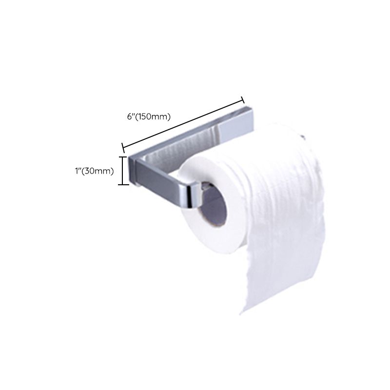 Siopsrl| Chrome brass modern bathroom accessory set with towel bar/ ring/ paper holder & bathrobe hook
