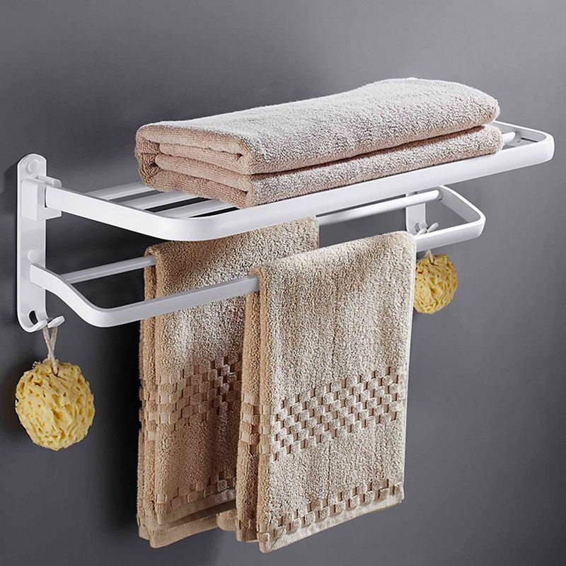 Siopsrl| White Bathroom Accessories Hardware Set Modern Bathroom Accessories Set, Towel Rack