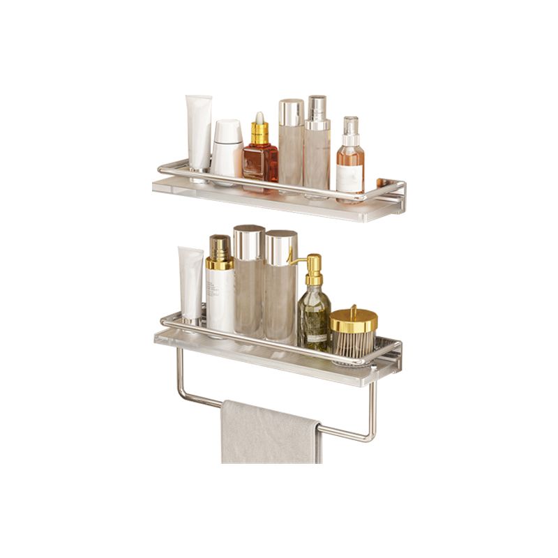 Siopsrl| Modern Silver/Gold Bathroom Hardware Set Bathroom Shelf Bathroom Set
