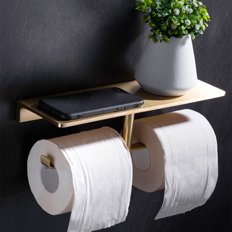 Siopsrl| Brushed Brass Bathroom Hardware Set Retro Golden Bathroom Accessories Set
