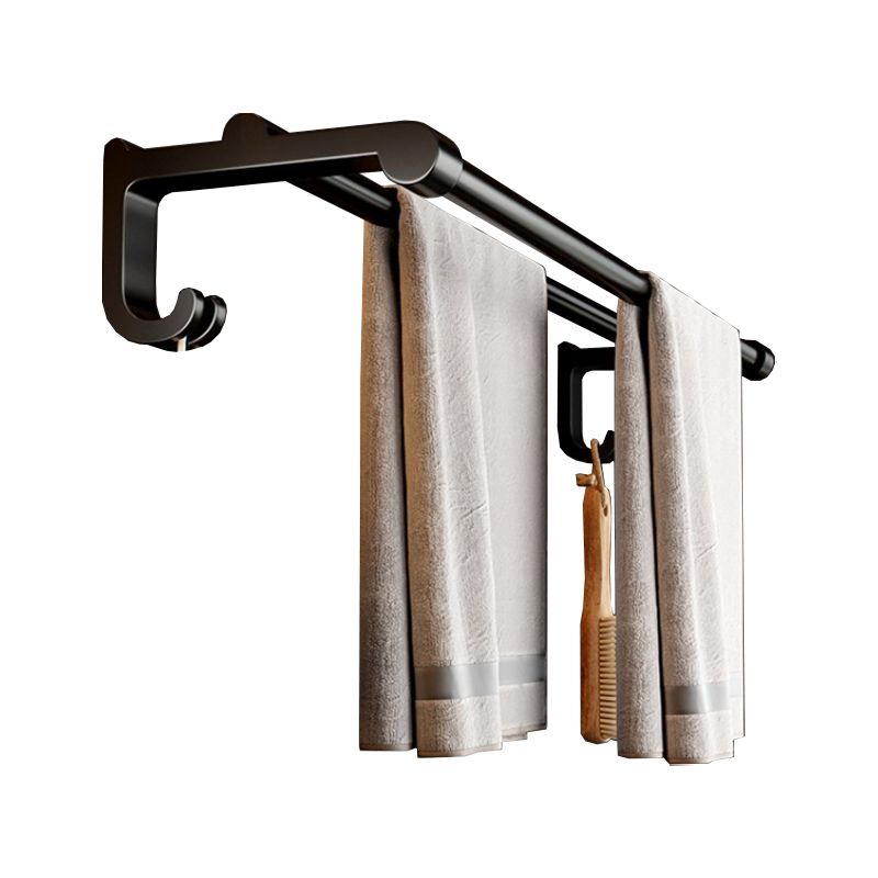 Siopsrl| Modern black bath accessory set towel bar bathroom accessory set