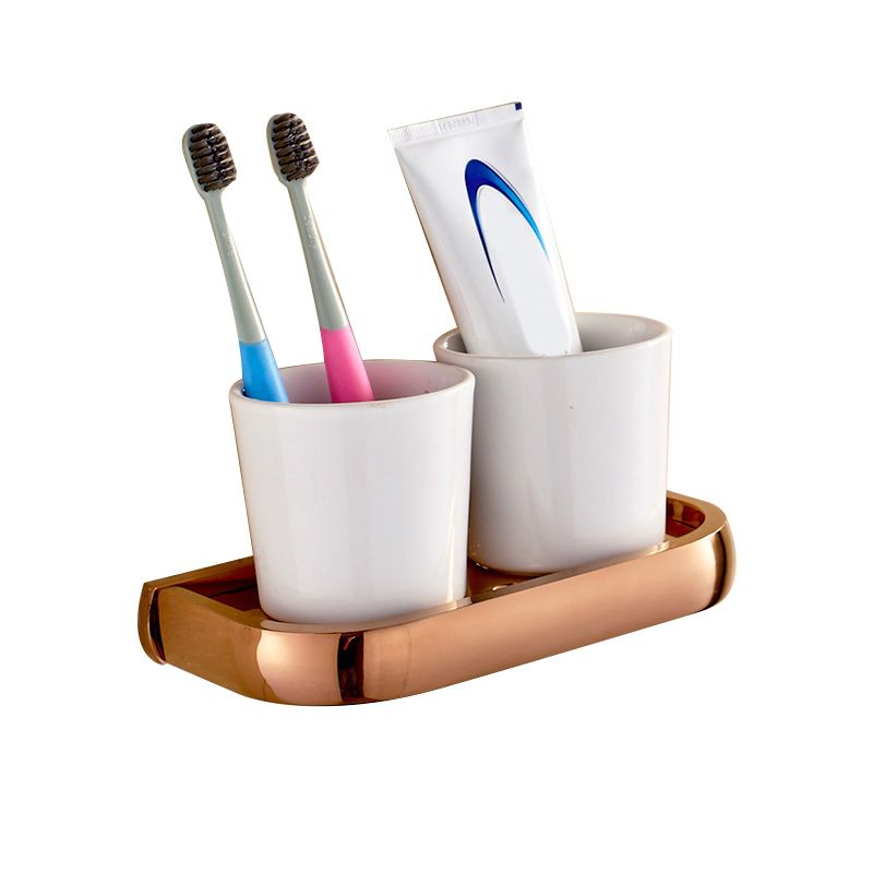 Siopsrl| 6-piece Bathroom Accessory Set Vintage Brass Bath Hardware Set