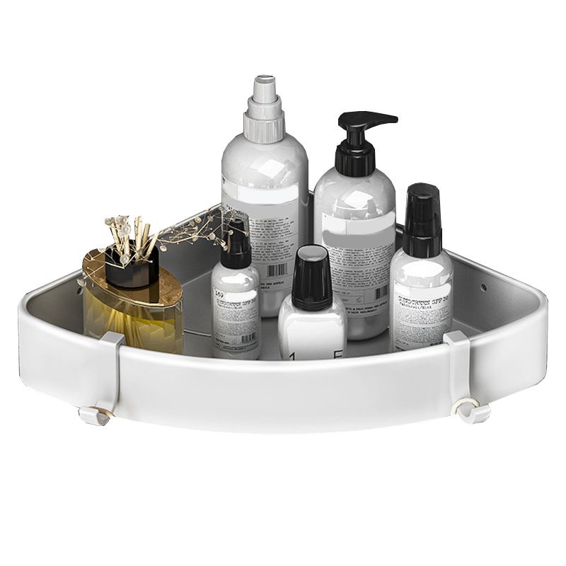 Siopsrl| Modern Black-White Metal Bath Hardware Set Bath Shelf Bathroom Hardware Set