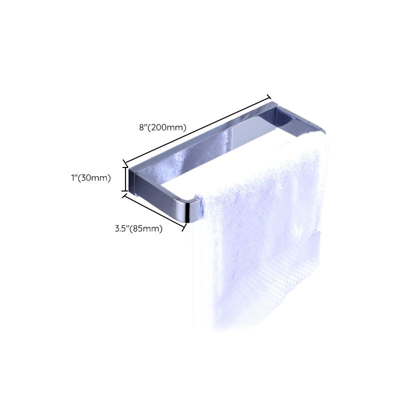 Siopsrl| Chrome brass modern bathroom accessory set with towel bar/ ring/ paper holder & bathrobe hook