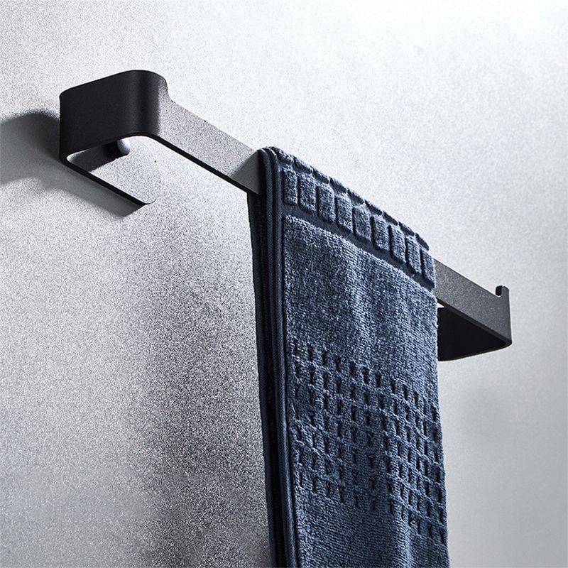 Siopsrl| Aluminum Alloy Bathroom Set 4-Piece Modern Style Bathroom Hardware Set