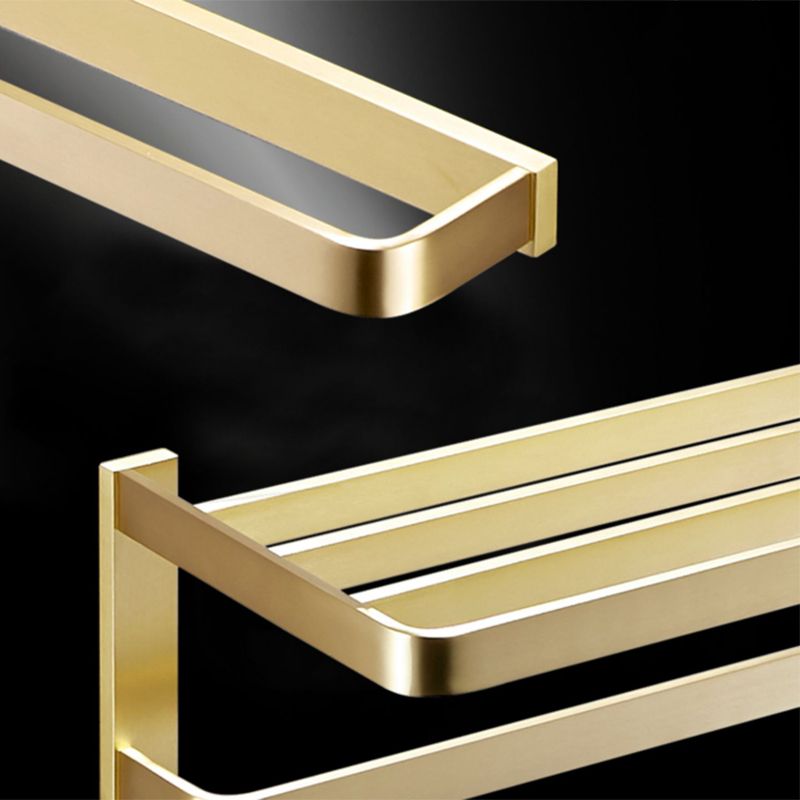 Siopsrl| Brushed Brass Bathroom Hardware Set Retro Golden Bathroom Accessories Set