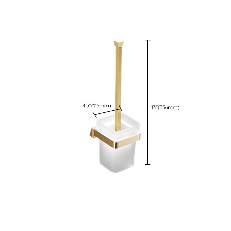 Siopsrl| Brushed Brass Bathroom Hardware Set Retro Golden Bathroom Accessories Set
