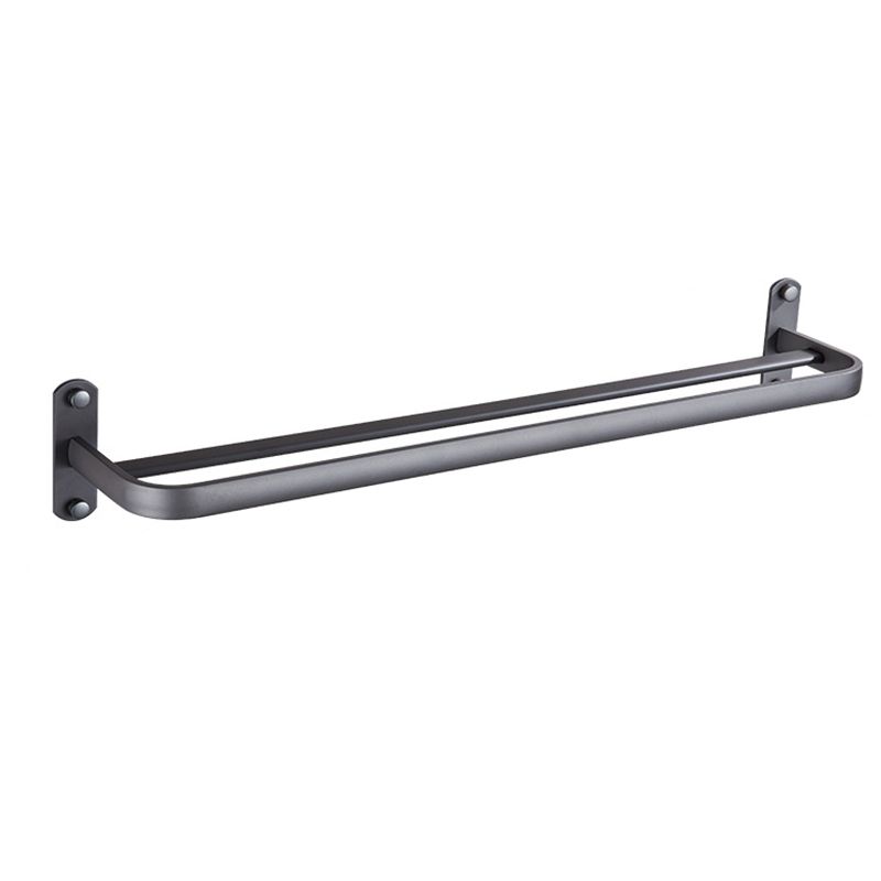 Siopsrl| Modern Bathroom Accessory Set Matte Black/Grey Bathroom Shelf/Towel Holder & Paper Holder