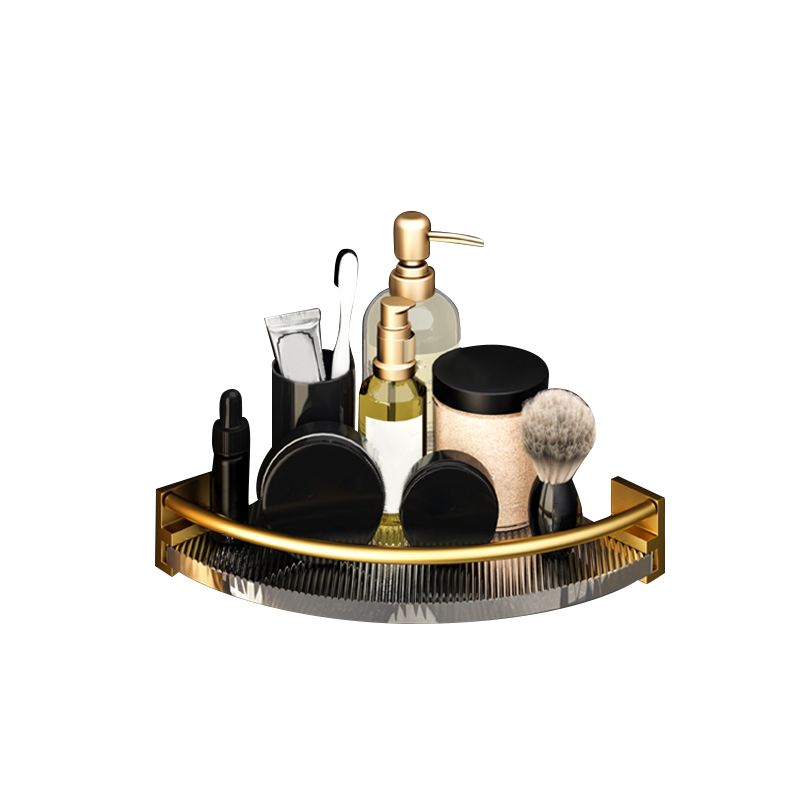 Siopsrl| 6-piece bathroom accessory set made of gold-colored metal bathroom hardware set