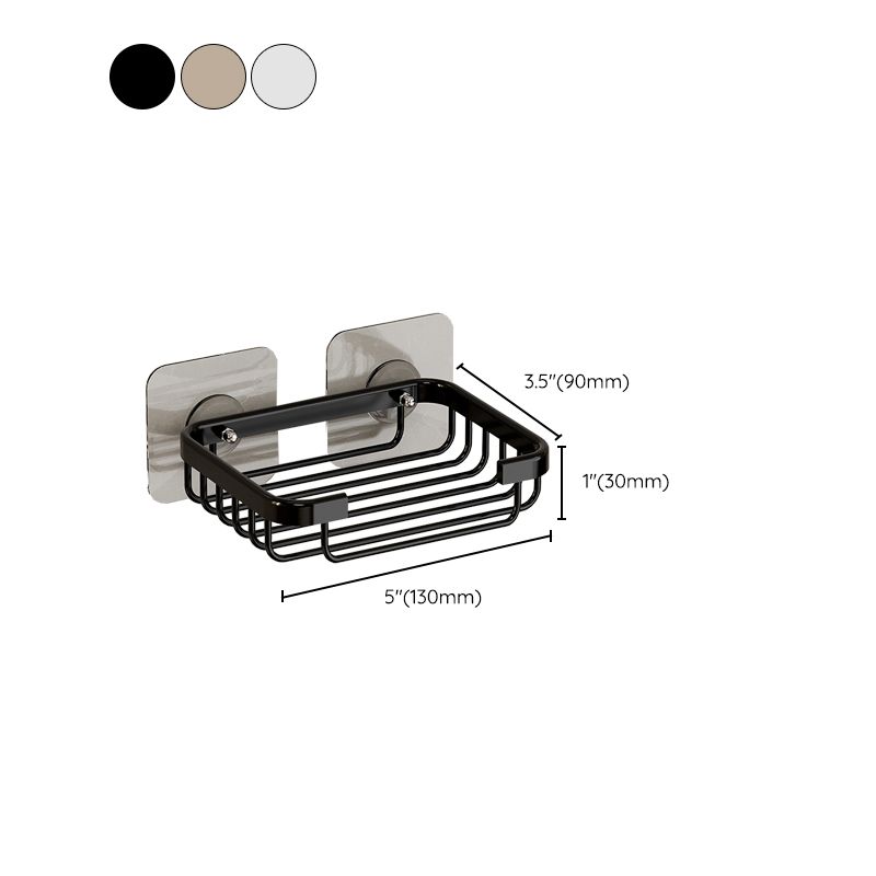 Siopsrl| Modern Bathroom Accessory Set Shelf Black/Silver/Grey Bathroom Accessories Set