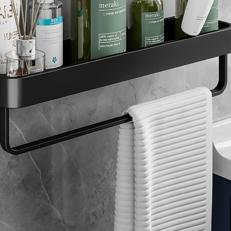 Siopsrl| Contemporary Bathroom Accessories Hardware Set Aluminum Bathroom Shelf