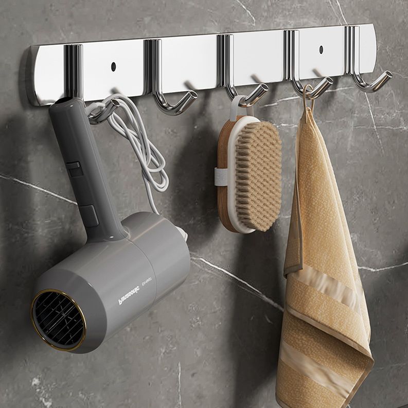 Siopsrl| Modern Bathroom Accessory Set Paper Holder Bathroom Shelf Stainless Steel Bathroom Hardware