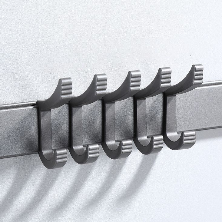 Siopsrl| Contemporary Gray Bathroom Hardware Set Bathroom Shelf/Towel Bar Including Bathroom Set