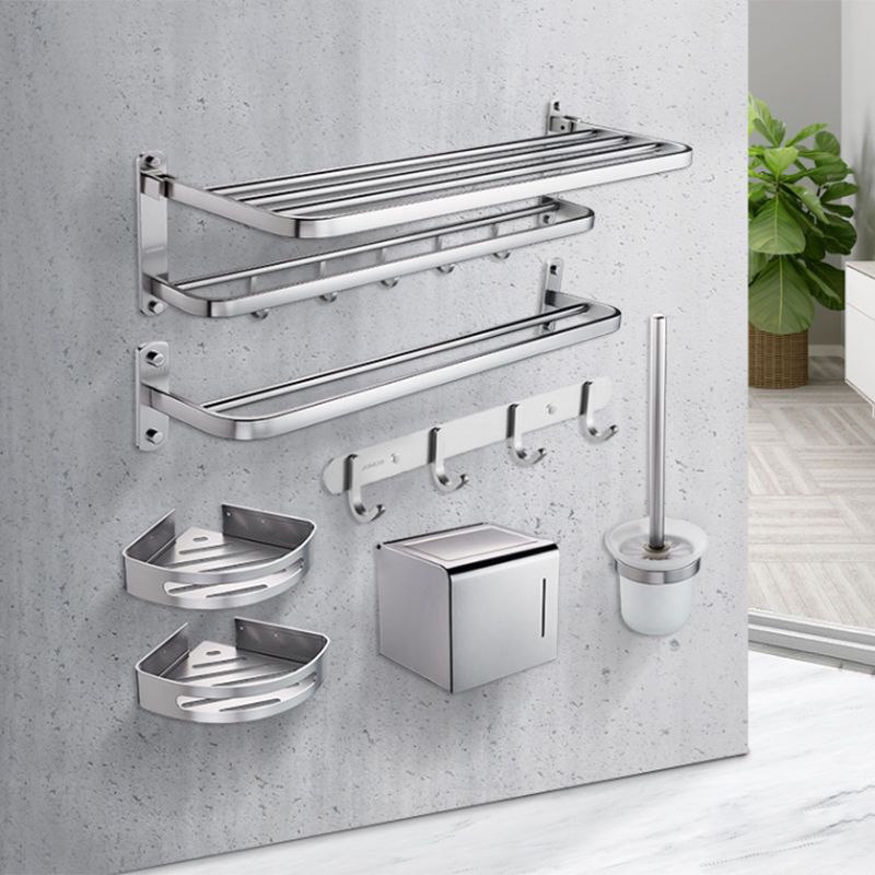 Siopsrl| Modern Bathroom Accessories Set Paper Holder Bathroom Shelf Bath Hardware Set