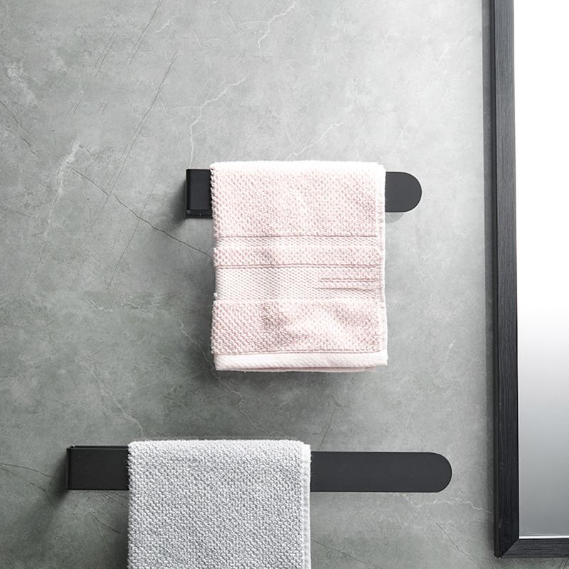 Siopsrl| Modern Towel Ring Bathroom Hardware Set Stainless Steel/Black Bath Hardware Set