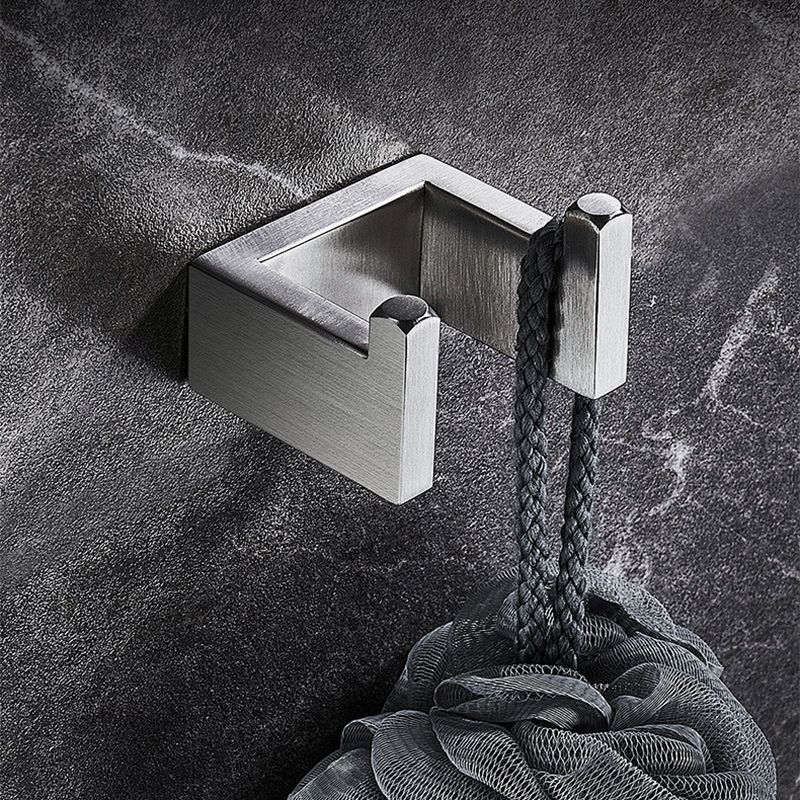 Siopsrl| Stainless Steel Bathroom Set 4-Piece Modern Style Simple Bathroom Accessory Set