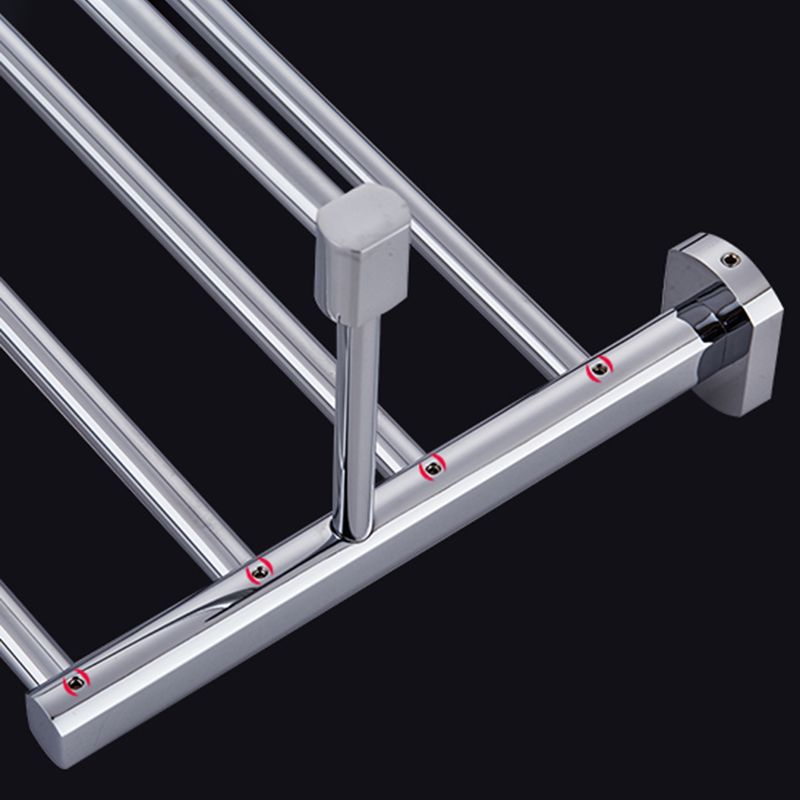 Siopsrl| Contemporary Bathroom Accessories Hardware Set in Silver Metal