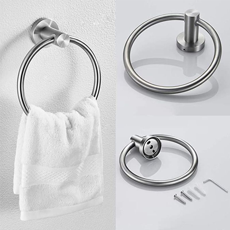 Siopsrl| Traditional Bathroom Hardware Accessory Set Towel Ring/Bathrobe Hook/Towel Bar