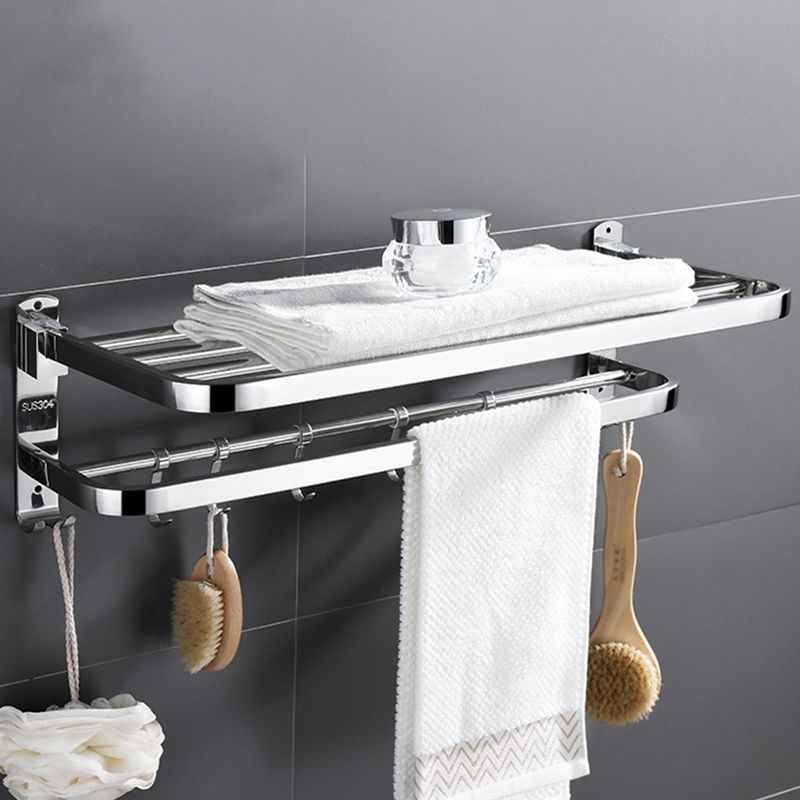 Siopsrl| Silver/Black Bathroom Hardware Set Modern Bathroom Accessories Hardware Set