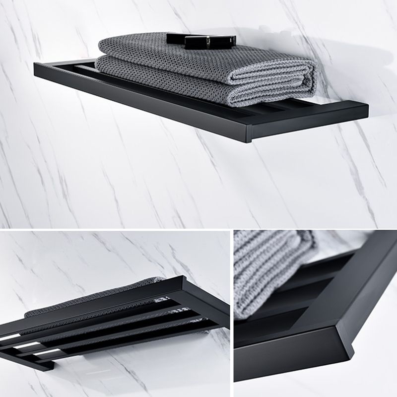 Siopsrl| 5-piece Modernism Bathroom Accessory Set in Matte Black Stainless Steel