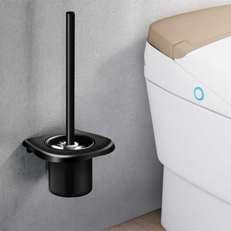 Siopsrl| Modern Aluminum Bathroom Hardware Set Black Bathroom Accessory Set