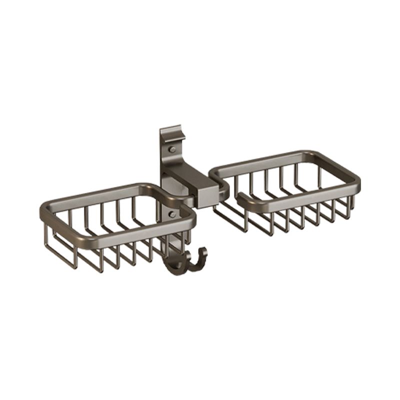 Siopsrl| Modern Bathroom Accessory Set Shelf Black/Silver/Grey Bathroom Accessories Set
