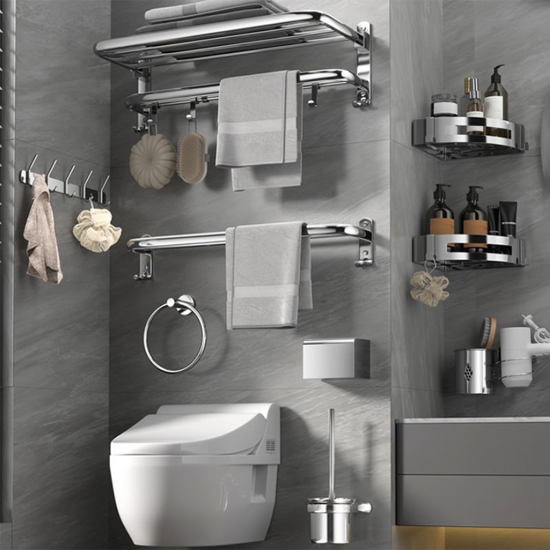 Siopsrl| Modern Stainless Steel Bathroom Shelf Bathroom Accessories Hardware Set