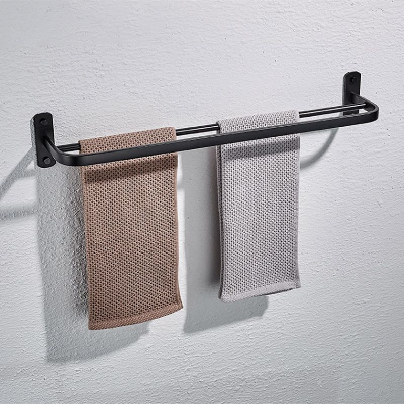 Siopsrl| Modern black bathroom accessory set towel holder bathroom shelf bathroom faucet set