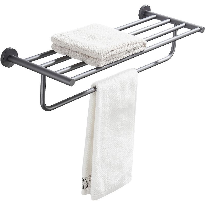 Siopsrl| Traditional Gray Brass Bathroom Hardware Set Towel Bar Bathroom Hardware Set