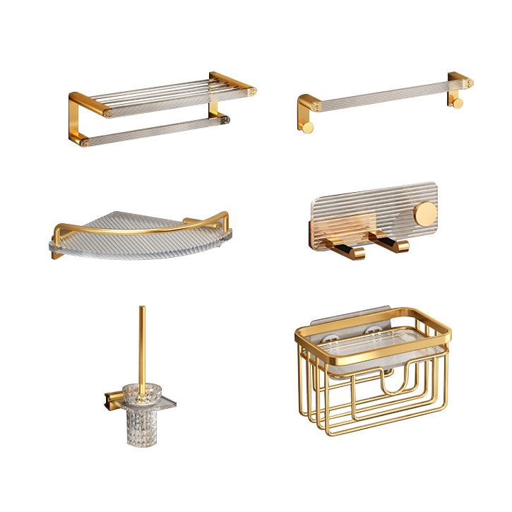 Siopsrl| Plastic Modern Bathroom Accessories Hardware Set with Bathroom Shelf