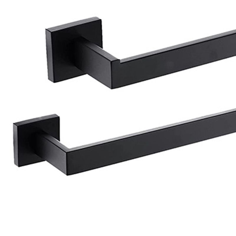 Siopsrl| 7-piece bathroom accessory set made of stainless steel with paper holder/robe hook/towel ring bar