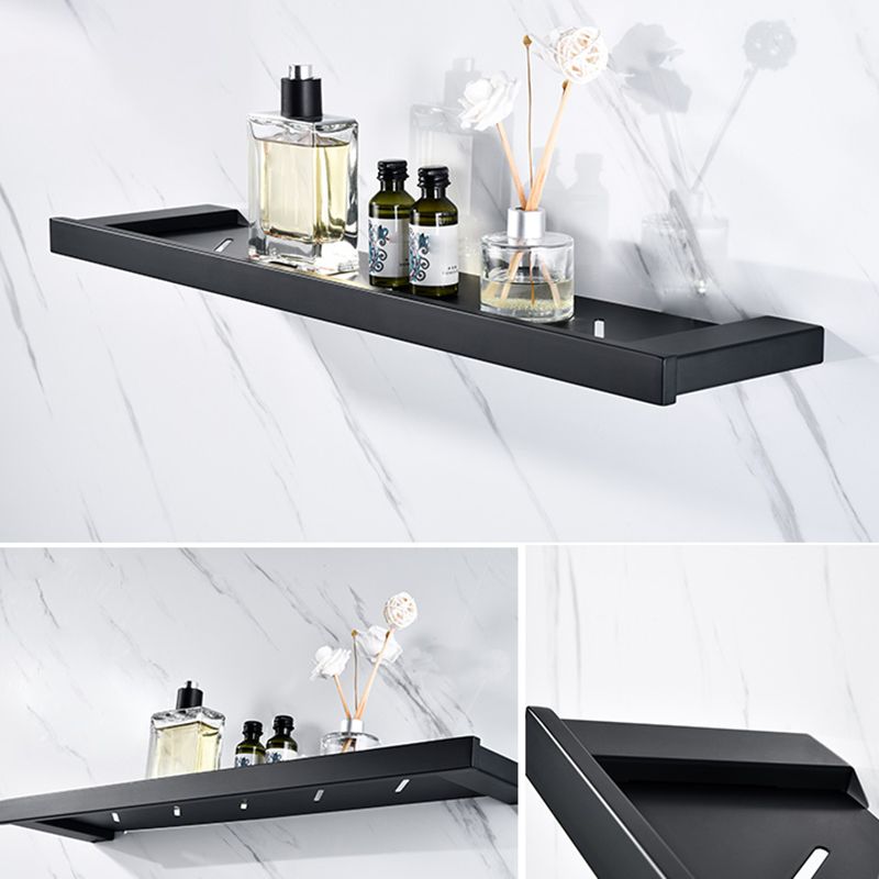 Siopsrl| 5-piece Modernism Bathroom Accessory Set in Matte Black Stainless Steel