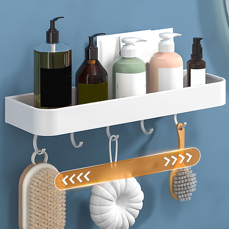 Siopsrl| White 2-piece Bathroom Hardware Modern Bathroom Accessories Set, Bathroom Shelf
