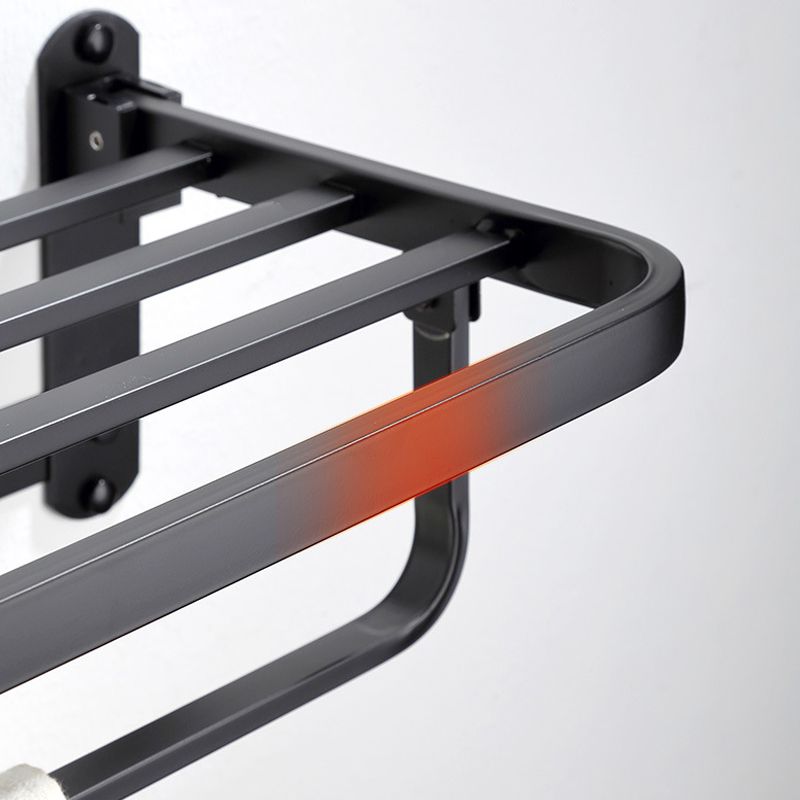 Siopsrl| Modern Bathroom Accessory Set Bath Shelf Towel Holder Matte Black Bath Hardware Set