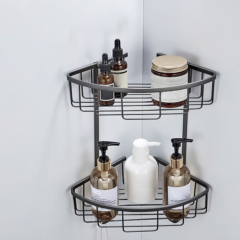 Siopsrl| Traditional Gray Brass Bathroom Hardware Set Towel Bar Bathroom Hardware Set
