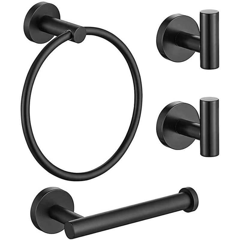 Siopsrl| Traditional Bathroom Hardware Accessory Set Towel Ring/Bathrobe Hook/Towel Bar