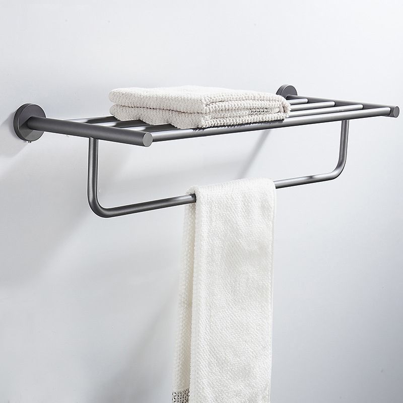 Siopsrl| Traditional Gray Brass Bathroom Hardware Set Towel Bar Bathroom Hardware Set