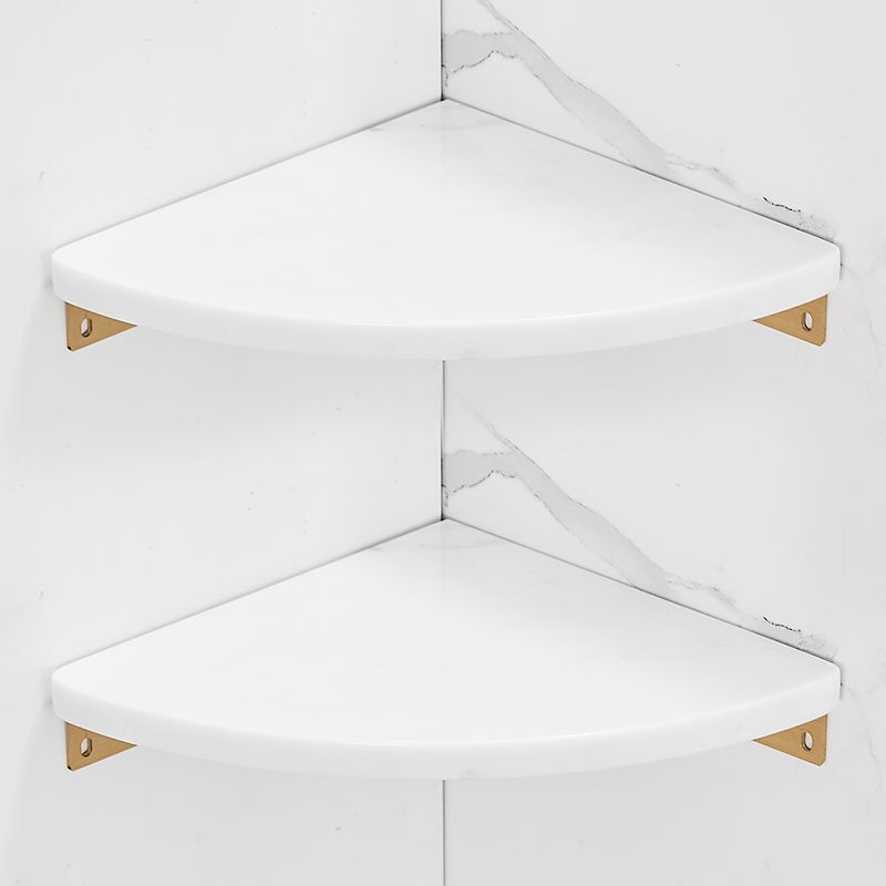 Siopsrl| Brushed Brass Bathroom Accessory Set Metal & Marble Bathroom Hardware Set with Bathtub Shelf
