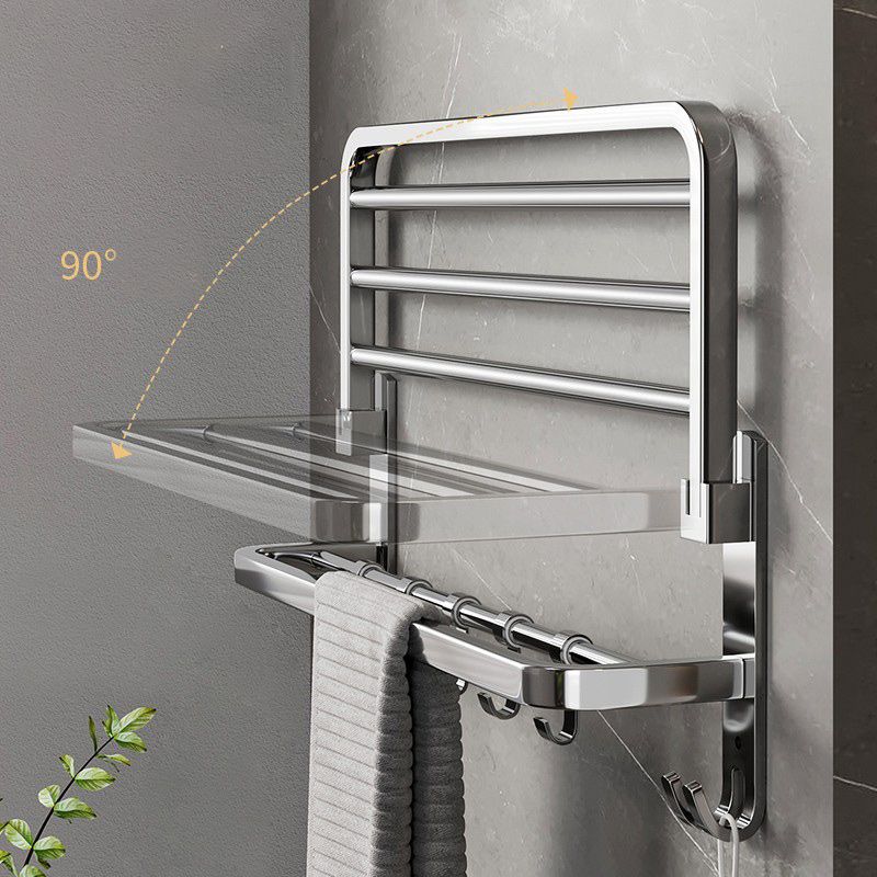Siopsrl| Modern Bathroom Accessory Set Paper Holder Bathroom Shelf Stainless Steel Bathroom Hardware
