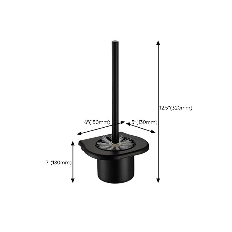 Siopsrl| Modern Bathroom Accessory Set Bath Shelf Towel Holder Matte Black Bath Hardware Set