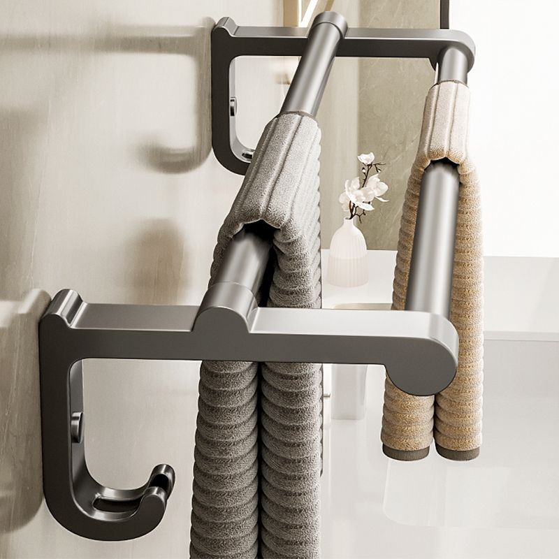 Siopsrl| Modern Bathroom Accessories Set Adhesive Mount Bathroom Accessories Set