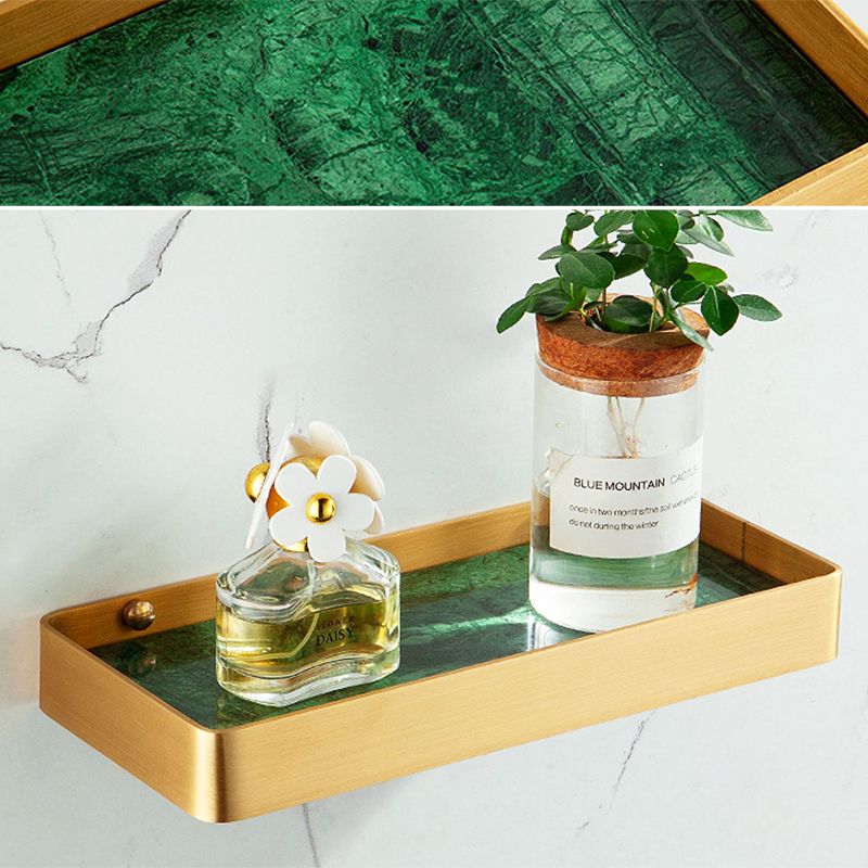 Siopsrl| Golden Bath Hardware Set Brass & Marble Bathroom Accessories Set