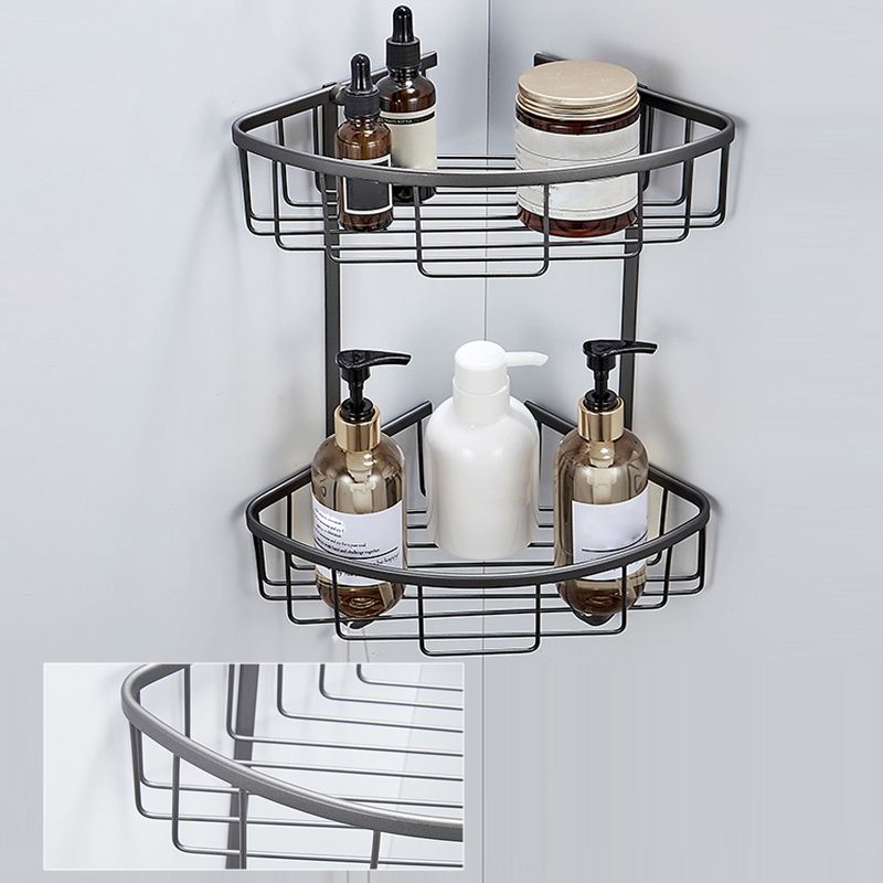 Siopsrl| Traditional Gray Brass Bathroom Hardware Set Towel Bar Bathroom Hardware Set