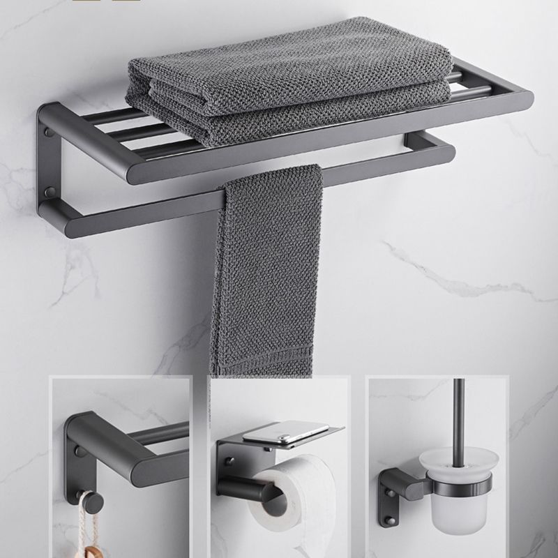 Siopsrl| Modern Stainless Steel Towel Ring Bathroom Set Bathroom Shelf Bathroom Accessories Set