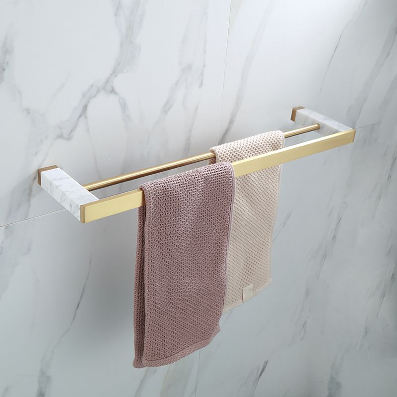 Siopsrl| Polished Brass Bathroom Accessory Set Marble Bathroom Hardware